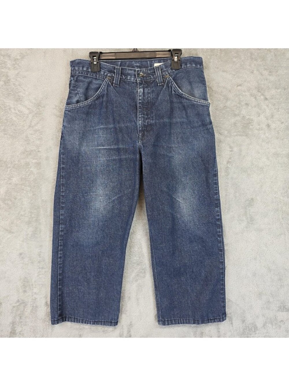 Gap Worker Jean Jeans Mens 34x24 Blue Medium Wash Relaxed Wide Leg Denim Y2K
